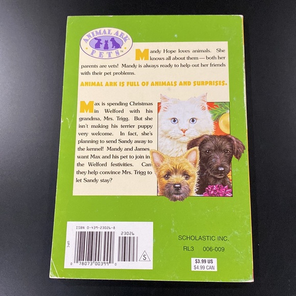 Animal Ark Pets #17: Pets’ Party by Ben M. Baglio - Scholastic Paperback Novel - Picture 2 of 4